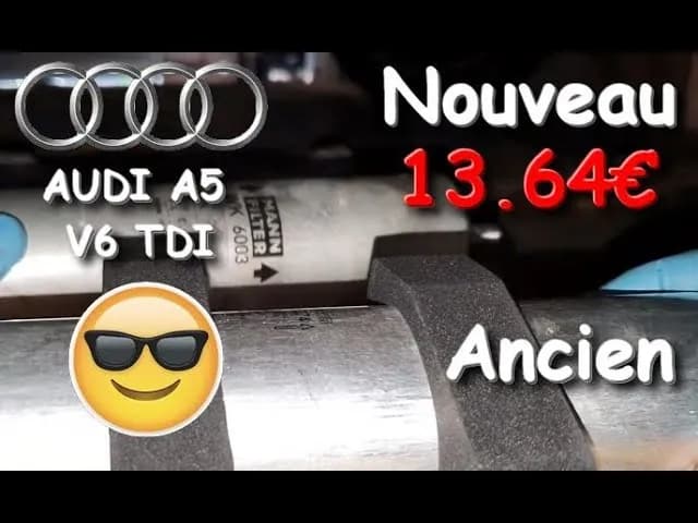 Audi A5 3.0 TDI S tronic : Changez votre filtre, évitez la panne