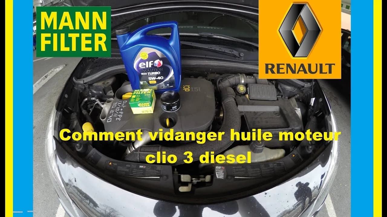 Clio 3 Diesel: Huile moteur, FAP, RN0720, 5W30 - Ne vous trompez plus !
